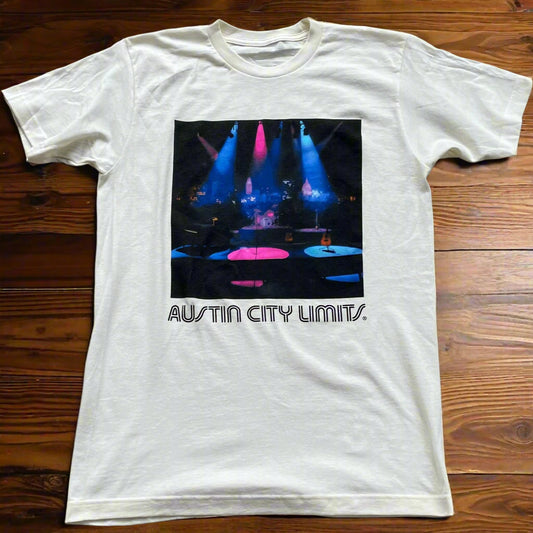 BEIGE UNISEX T-SHIRT WITH ACL LOGO + STAGE