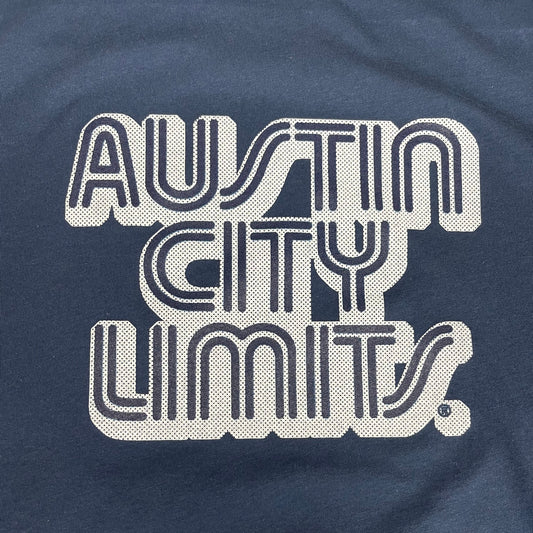 NAVY UNISEX T-SHIRT WITH RETRO WHITE ACL LOGO