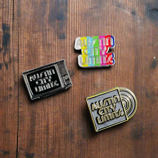 STAGE FEATURING AUSTIN CITY LIMITS ENAMEL PINS