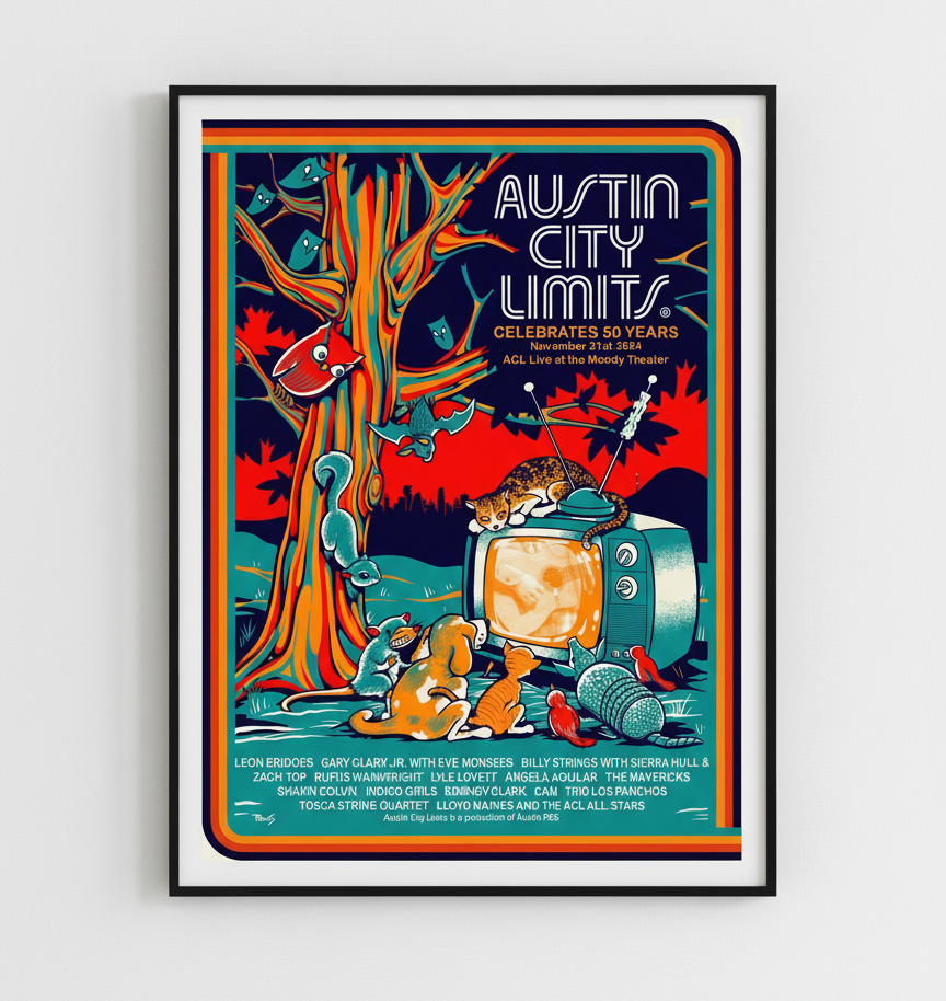 S50 - ACL Celebrates 50 Years Poster