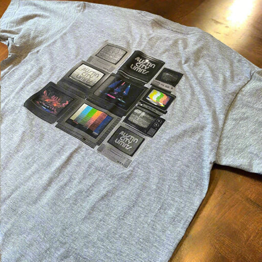 vintage televison stacked austin city limits merchandise