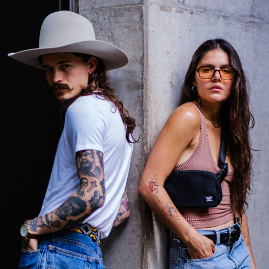 Sisi wearing Austin City Limits waistbag