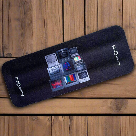 slap koozie with vintage TV graphic for Austin City Limits