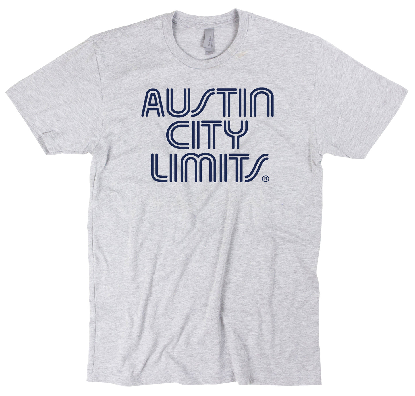 GRAY UNISEX T-SHIRT WITH NAVY ACL LOGO