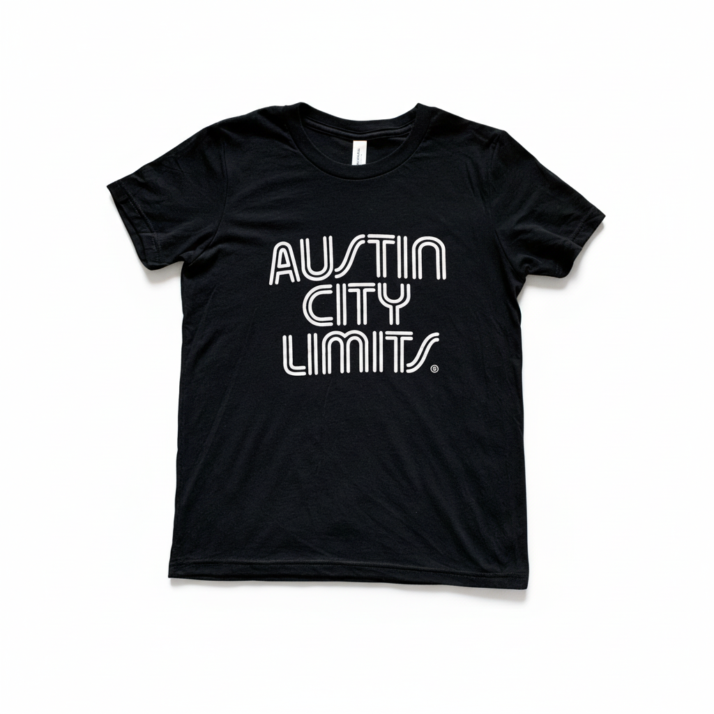 Black Youth T-Shirt with White ACL Logo