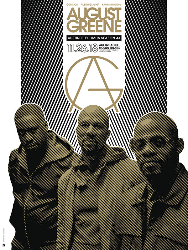 August Greene Poster for Austin City Limits Taping