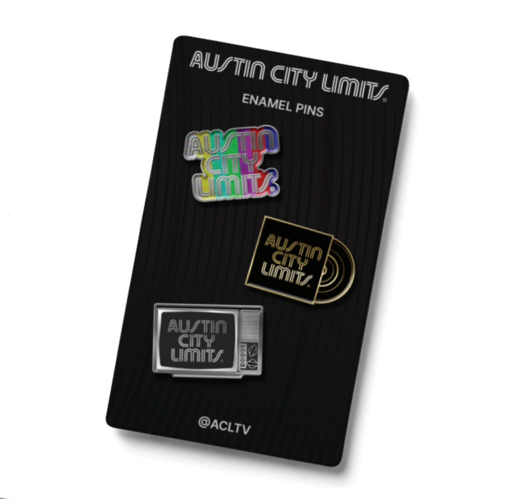 ENALE PIN SET FEATURING ACL LOGO AND VINTAGE TV DESIGN