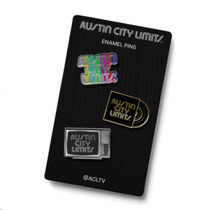ENALE PIN SET FEATURING ACL LOGO AND VINTAGE TV DESIGN