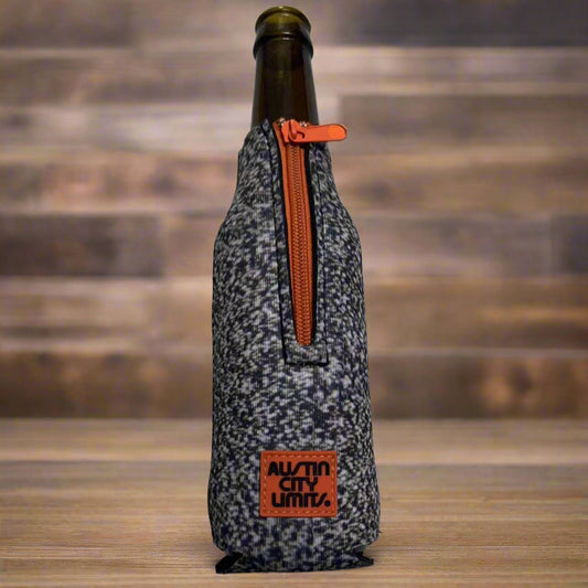 Official Austin City Limits Bottle Koozie with Static TV print