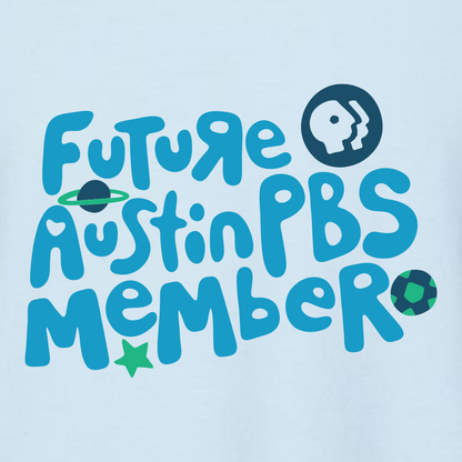 FUTURE AUSTIN PBS MEMBER TEE BLUE