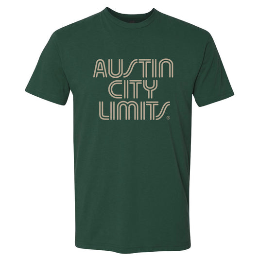 FOREST GREEN UNISEX T-SHIRT WITH KHAKI ACL LOGO