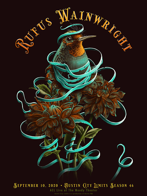 S46 - RUFUS WAINWRIGHT POSTER – Austin City Limits