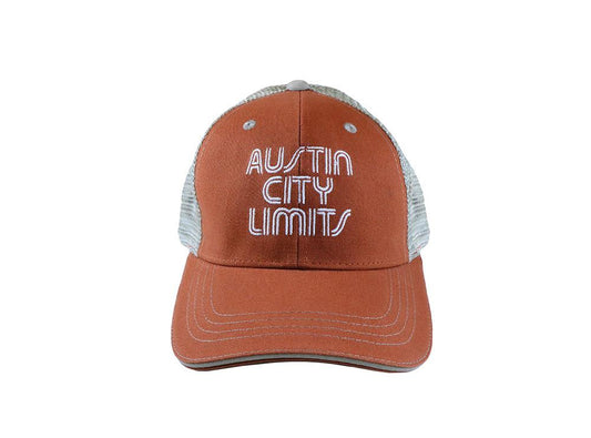 Austin City Limits Burnt Orange Trucker Hat Merchandise and Memorabilia