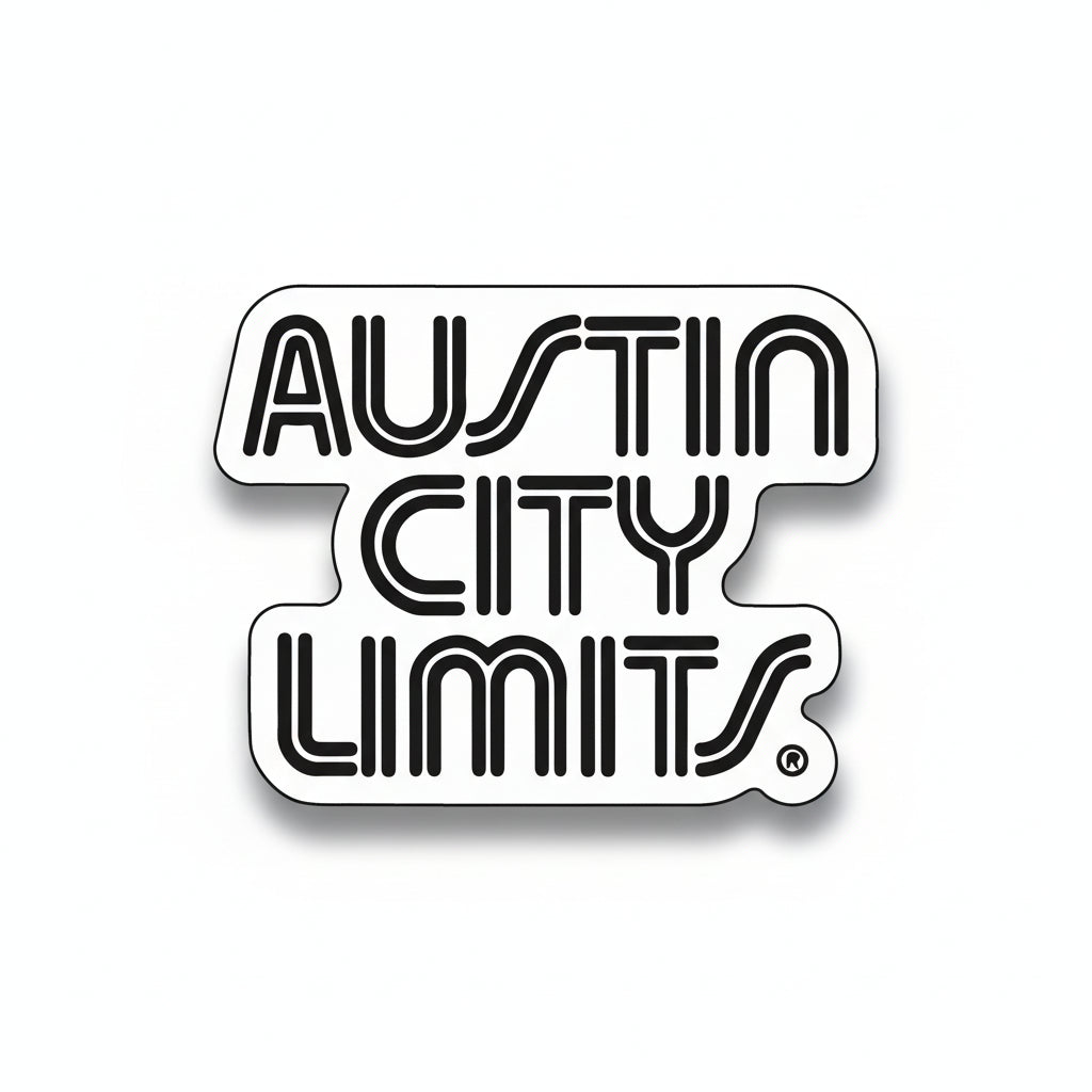 Black 'Austin City Limits' logo on a white background