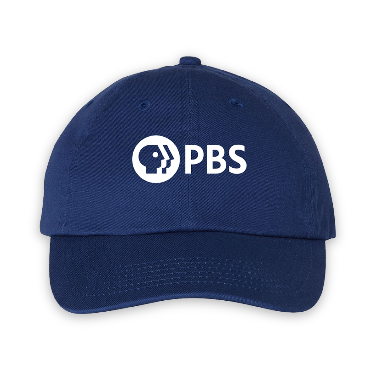 navy blue austin pbs baseball cap