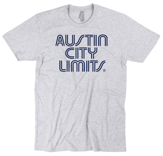 Gray Unisex T-Shirt with Navy ACL Logo