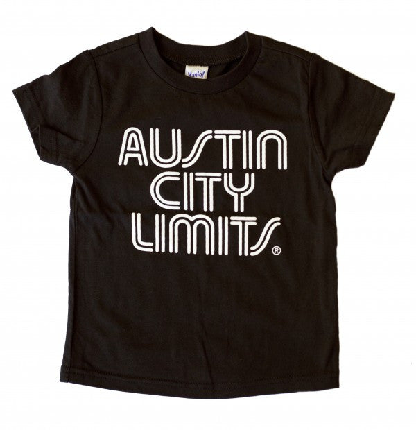 Black Toddler T-Shirt with White ACL Logo
