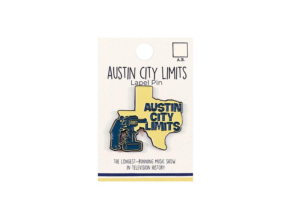 Austin City Limits Die Struck Cameraman Lapel Pin