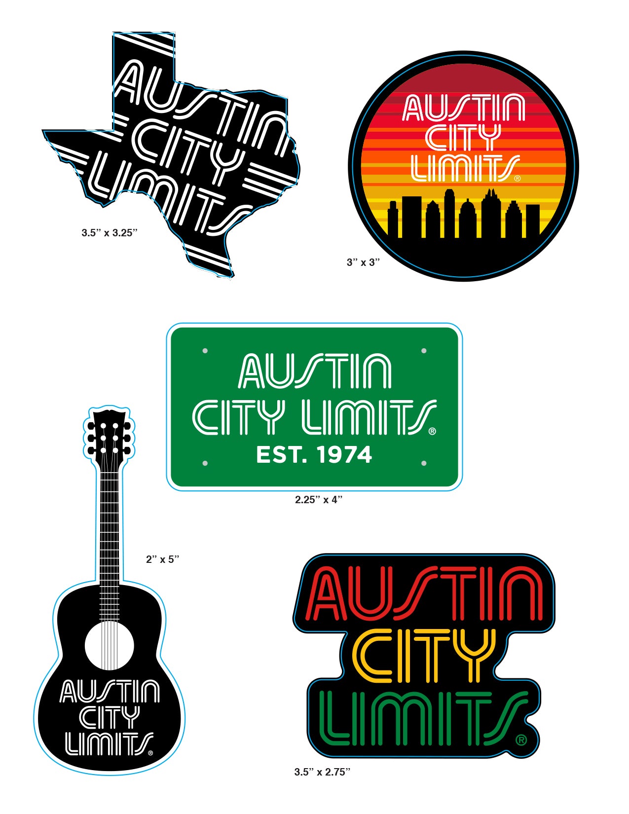 City Connect Stickers for Sale