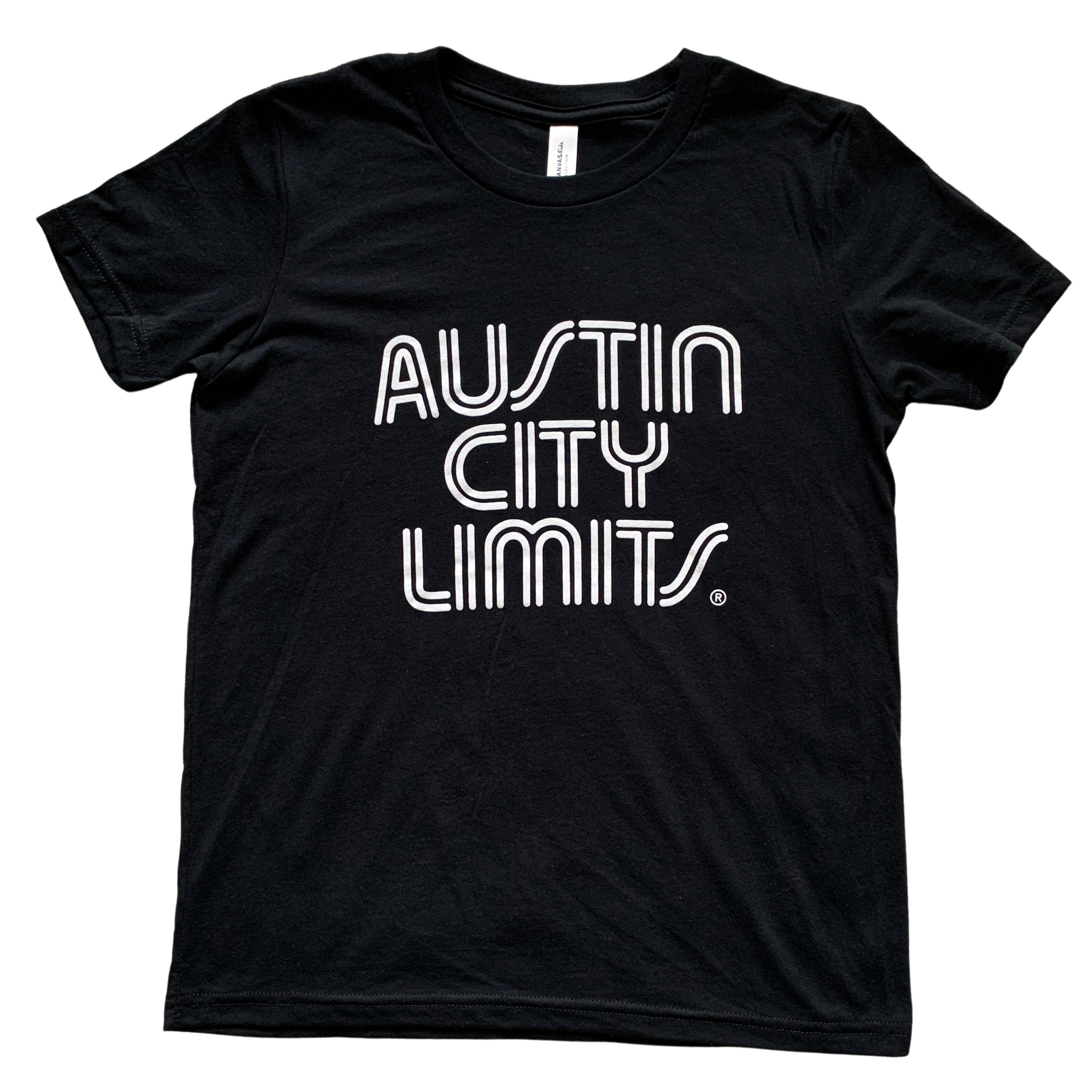 Black Youth T-Shirt with White ACL Logo