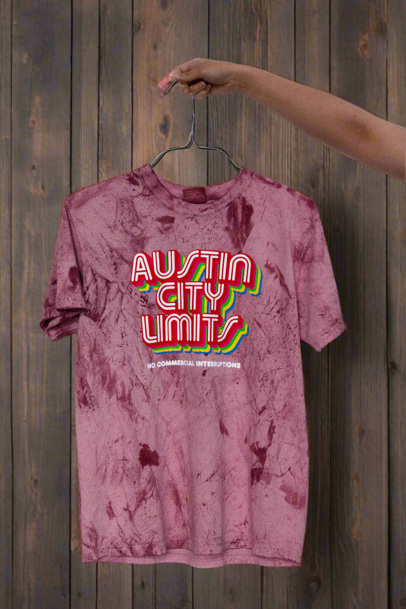 Official Tie Dye Austin City Limits Tee for women's