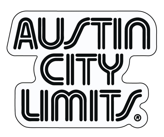 Austin City Limits White Die Cut Sticker
