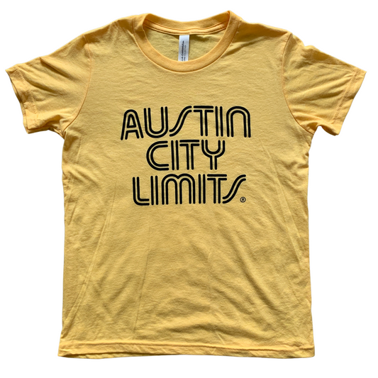Yellow Youth T-Shirt with Black ACL Logo