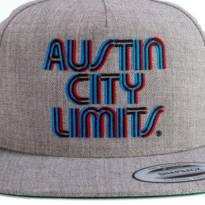 Austin City Limits Offset Triple Stitch Premium Flat Bill Snapback